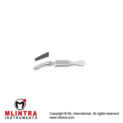 Dieffenbach Bulldog Clamp Curved Stainless Steel, 6 cm - 2 1/4" Dieffenbach Bulldog Clamp Curved Stainless Steel, 6 cm - 2 1/4"